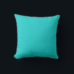 Solid teal blue  pillow<br><div class="desc">Solid colour pillow Teal. For those that what to DIY: Great custom Template For Throw Pillow. Customized Pillows. Personalize with your own name, pattern, design, quote, monogram, or photograph. Use our cool templates, artwork, photos, graphics, and illustrations, then add names, text, quotes, and monograms to create your own throw pillow....</div>