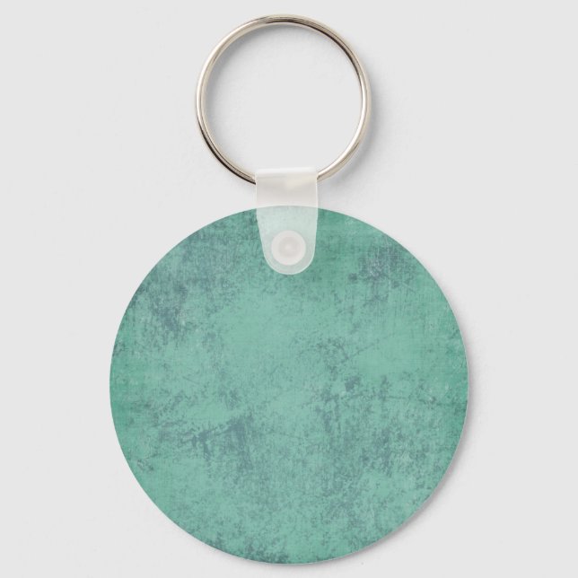 solid_teal CONCRETE SOLID TEAL TEXTURE TEMPLATE BA Keychain (Front)