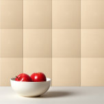 Solid vanilla cream light beige tile<br><div class="desc">Trendy simple design in vanilla cream light beige solid colour.</div>