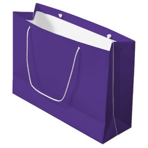 Solid Violate Large Gift Bag – Single Colour Desig