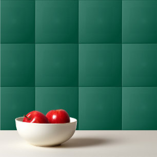 Solid viridian green tile