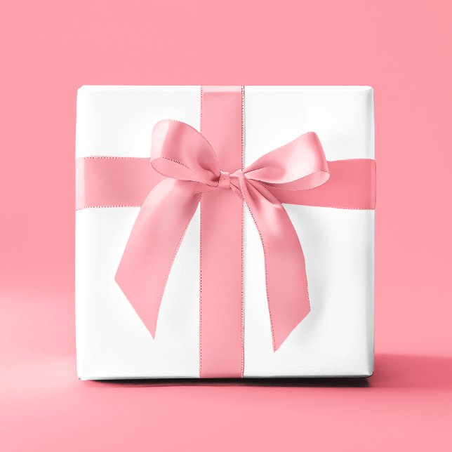 Solid White Colour Bridal Shower Gift Wrapping Paper (solid white gift wrapping paper for bridal shower wedding couples gift wrapping paper)