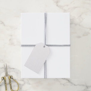 Solid White Gift Tags