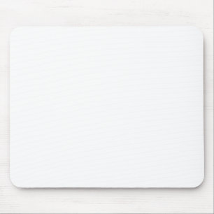 Solid White Mouse Pad