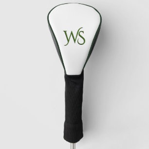 Solid White Personalized Golf Head Cover
