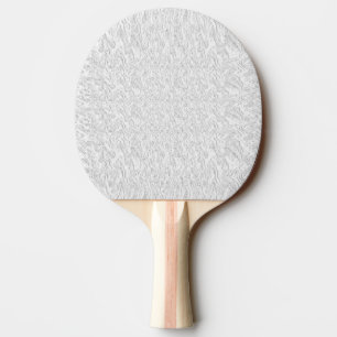 Solid White Textured Ping Pong Paddle