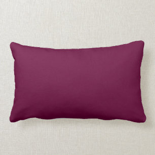 Solid wine Purple plain coloured pillow