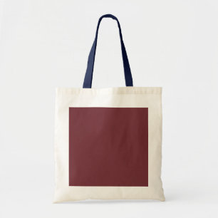 Solid Wine Red Colour Tone Tote Bag