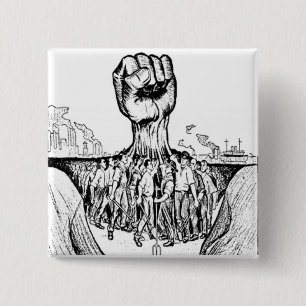 Solidarity 2 Inch Square Button