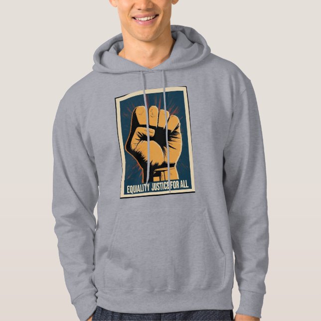 Solidarity Fist: Martin Luther King Jr. Day Hoodie (Front)
