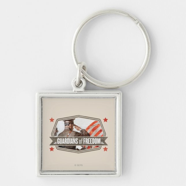 Solider-Guardian of Freedom Keychain (Front)