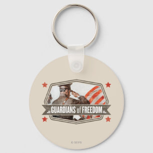 Solider-Guardian of Freedom Keychain