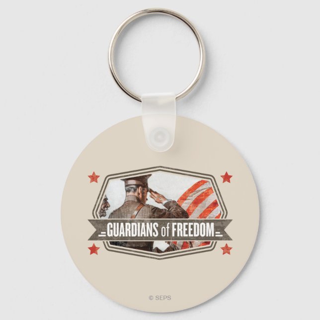 Solider-Guardian of Freedom Keychain (Front)