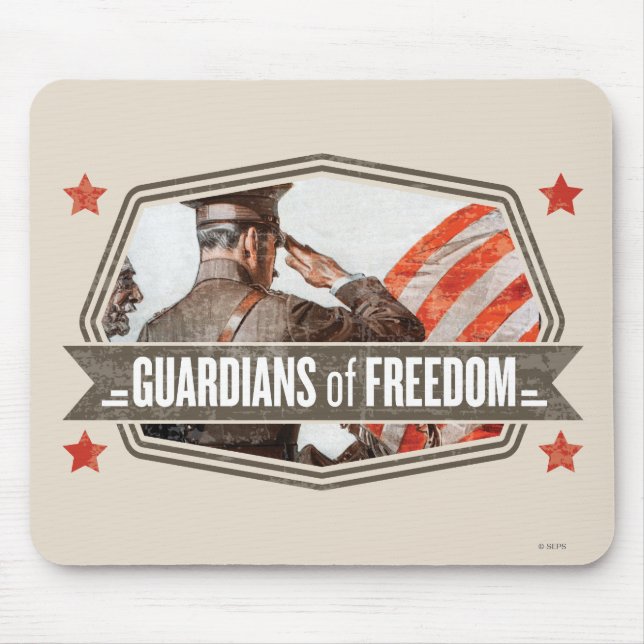 Solider-Guardian of Freedom Mouse Pad (Front)