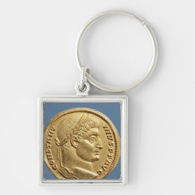 Solidus  of Constantine I Keychain (Front)