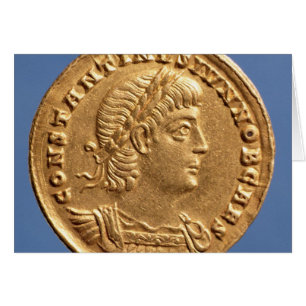 Solidus  of Constantine II Caesar cuirassed
