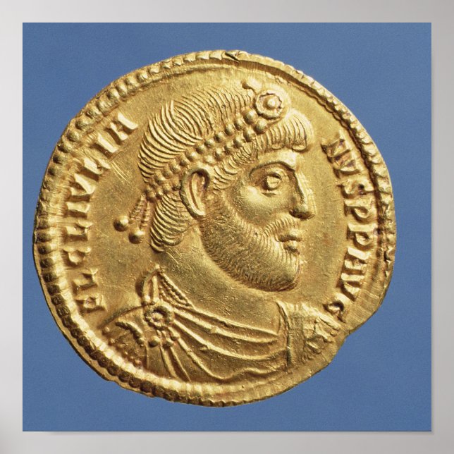 Solidus  of Julian the Apostate  draped Poster (Front)