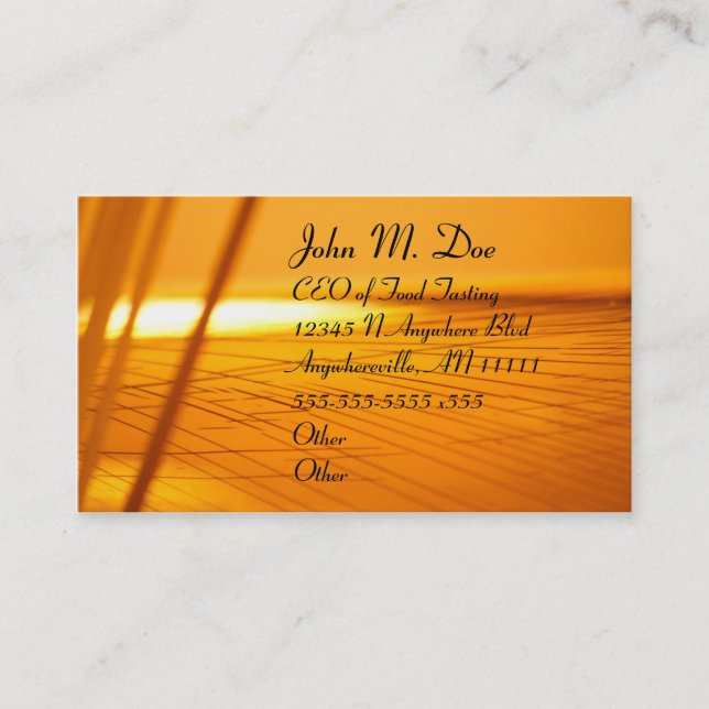 Solierre Yellow Gold Business Card (Front)