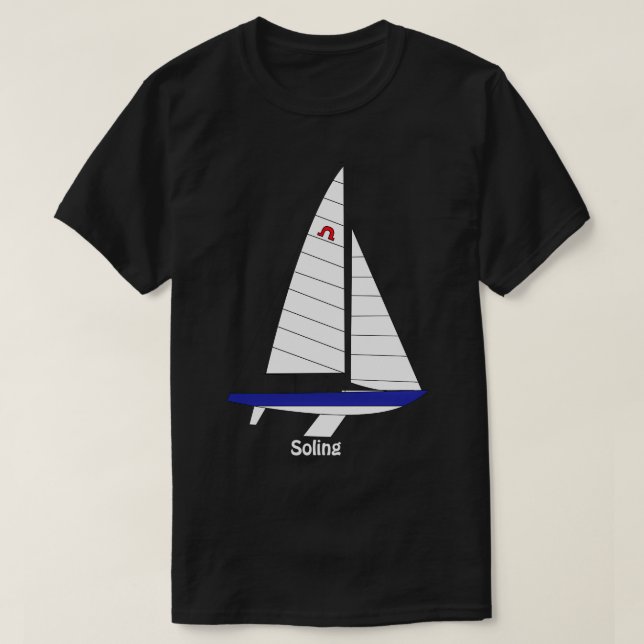 Soling International Keelboat Racing Class T-Shirt (Design Front)