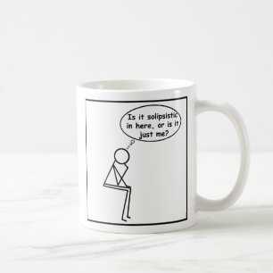 Solipsistic Stick Thinker Mug