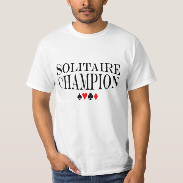 Solitaire Champion T-Shirt (Front)