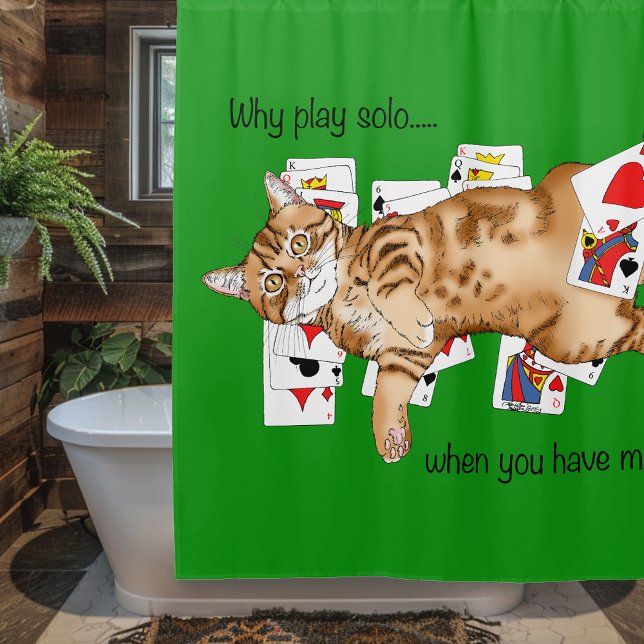 Solitaire Funny Orange Tabby Cat Playing Cards  (Creator Uploaded)