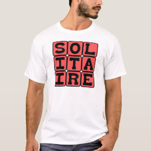 Solitaire, One-Person Card Game T-Shirt