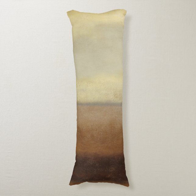 Solitary Desert Landscape by Norman Wyatt Body Pillow (Front Vertical)