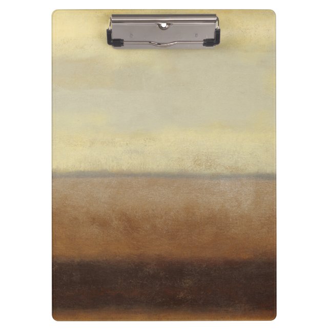 Solitary Desert Landscape by Norman Wyatt Clipboard (Front)