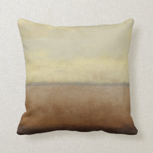 Solitary Desert Landscape by Norman Wyatt Throw Pillow