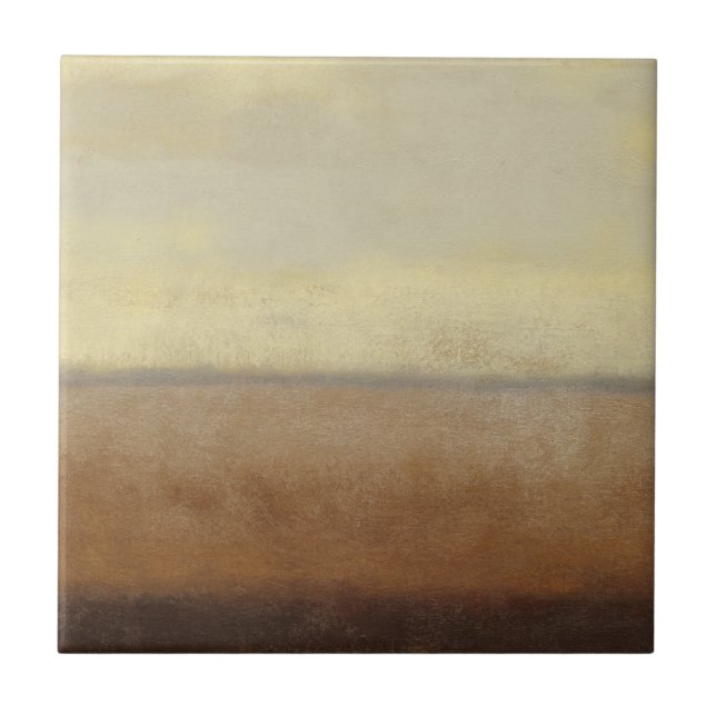 Solitary Desert Landscape by Norman Wyatt Tile (Front)