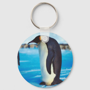 Solitary Penguin Keychain