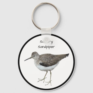 Solitary Sandpiper Keychain