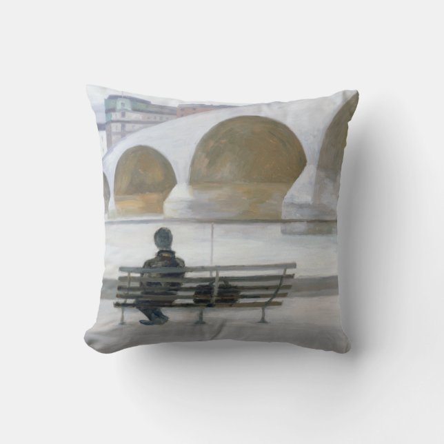 Solitude 2006 throw pillow (Front)