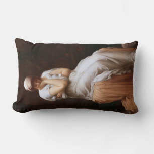 Solitude (by Frederic Leighton) Lumbar Pillow