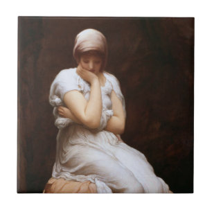 Solitude (by Frederic Leighton) Tile