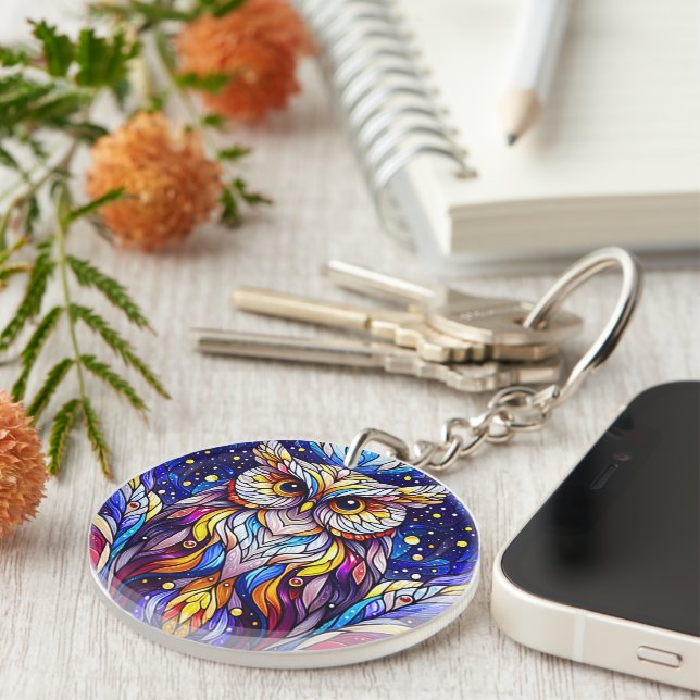 Solitudes Sanctuary A Ceramic Path to Reflection Keychain (Front Right)