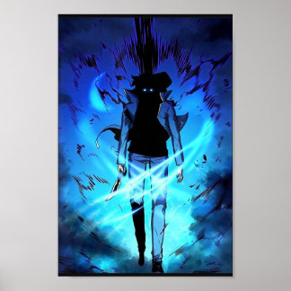 Solo Cool Anime Levelling Poster