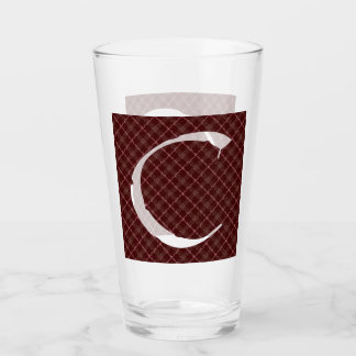 Solo Letter block plate Glass