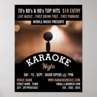 Solo Microphone, Karaoke Event Advertising