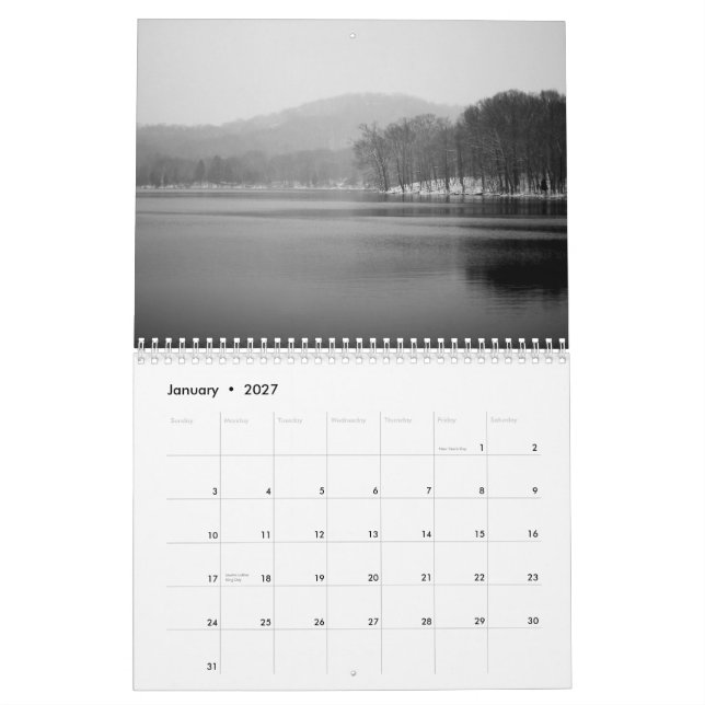 Solo Photography Calendar (Jan 2027)