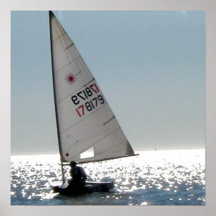 Solo Sail Poster Print