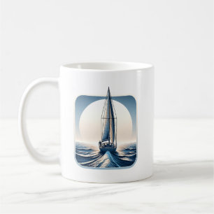 Solo Sailing the World Coffee Mug