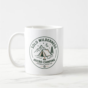 Solo Wilderness Micro-Camping Minimalist Adventure Coffee Mug