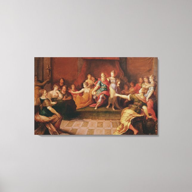 Solomon and his Women Canvas Print (Front)