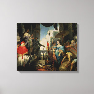 Solomon and the Queen of Sheba Canvas Print