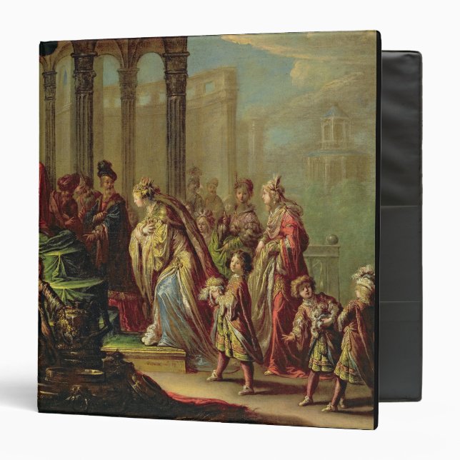 Solomon and the Queen of Sheba, or Esther before A Binder (Front/Inside)