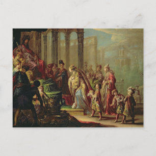 Solomon and the Queen of Sheba, or Esther before A Postcard