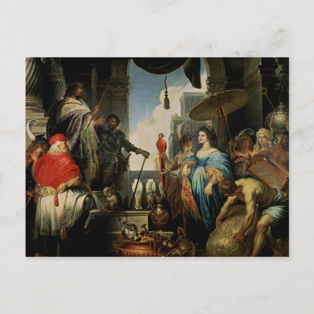 Solomon and the Queen of Sheba Postcard (Front)