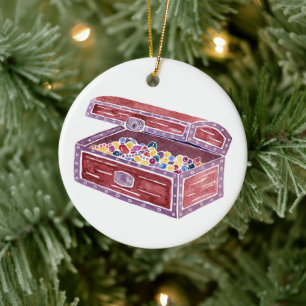 Solomon and the Treasure of Wisdom Jesse Tree Ceramic Ornament